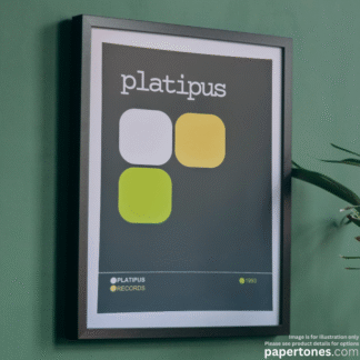 PLATIPUS RECORDS Label Poster Wall Art