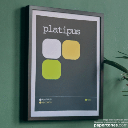 PLATIPUS RECORDS Label Poster Wall Art
