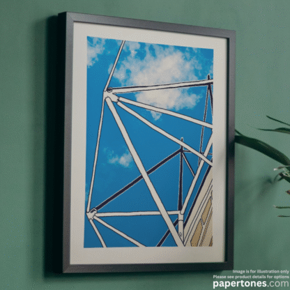 DERBY COUNTY PRIDE PARK Geometry Poster Wall Art
