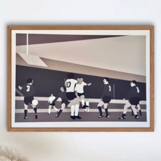 DERBY COUNTY BASEBALL GROUND Retro Poster Wall Art