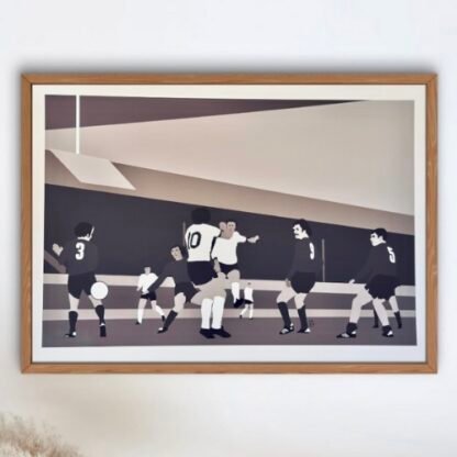 DERBY COUNTY BASEBALL GROUND Retro Poster Wall Art