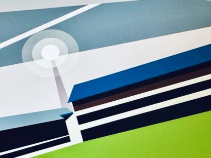 DERBY COUNTY BASEBALL GROUND Lines Poster Wall Art - Image 4