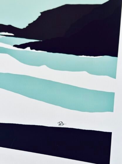 WHITBY North Yorkshire AT SEA Poster Wall Art - Image 3