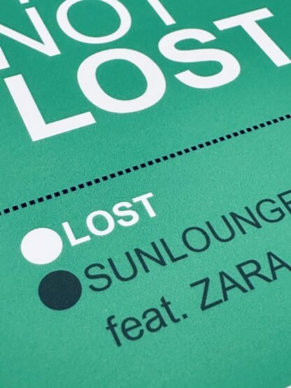SUNLOUNGER - LOST Lyric Poster Wall Art - Image 4