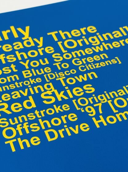 CHICANE - FAR FROM THE MADDENING CROWDS Album Poster Wall Art - Image 4