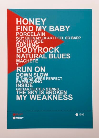 MOBY - PLAY Album Poster Wall Art - Image 2