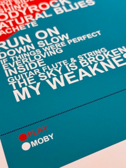 MOBY - PLAY Album Poster Wall Art - Image 3