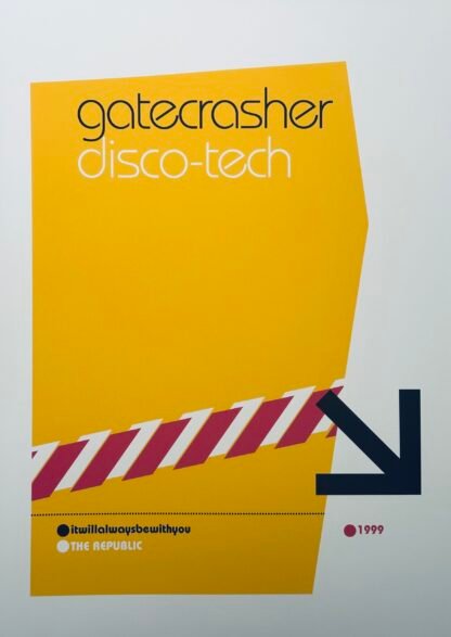 GATECRASHER - DISCO-TECH Generation Album Poster Wall Art - Image 2