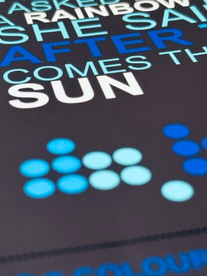 LOST WITNESS - 7 COLOURS Lyric Poster Wall Art - Image 4
