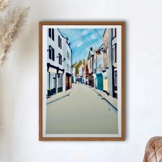 WHITBY North Yorkshire THE OLD SIDE Poster Wall Art