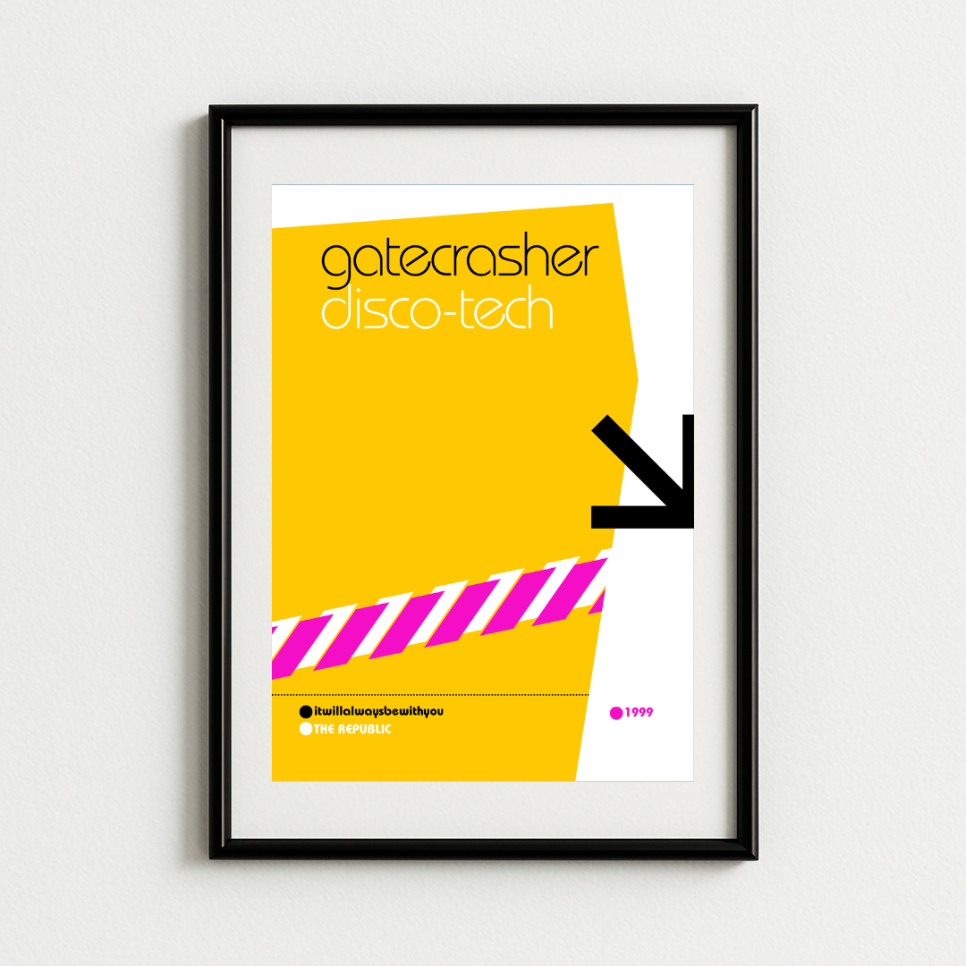 Gatecrasher Disco-Tech Trance Print