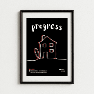 Progress Club Print – Derby 90's Club Scene