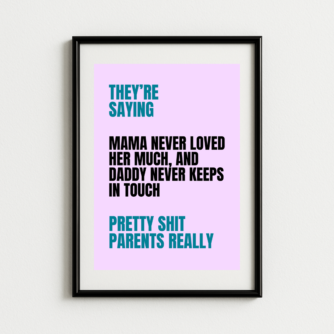 Savage Garden Parody Print – Lyric Art