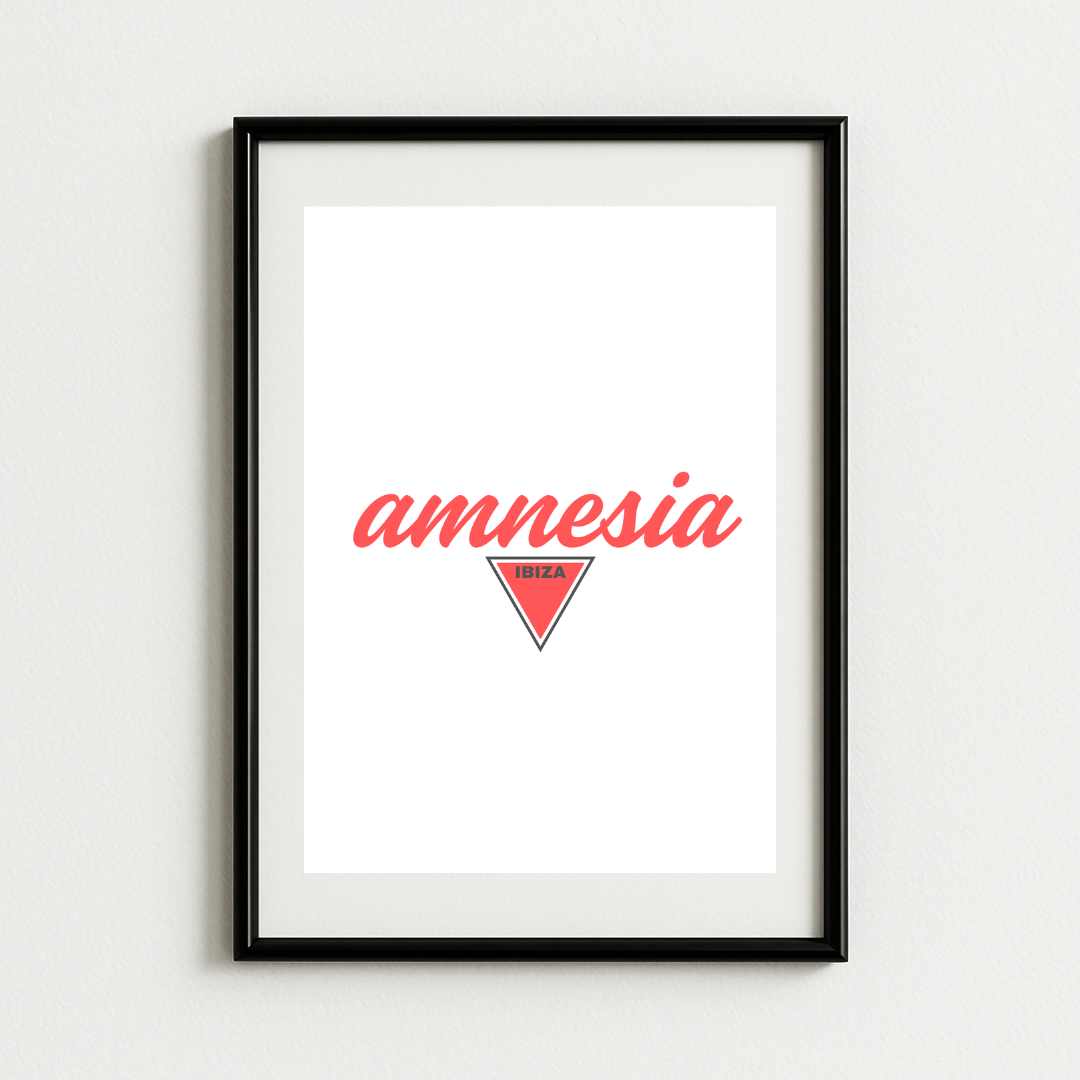 Amnesia Nightclub Ibiza Art Print