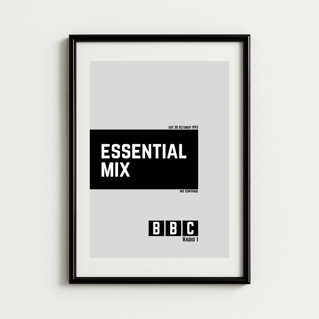 BBC Essential Mix Nostalgic Art Print