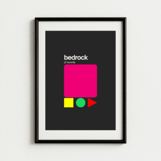 Bedrock Records Art Print