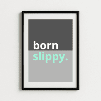 Underworld - Born Slippy Lyric Art Print