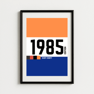 Derby County 1985 Kit Inspired Art Print
