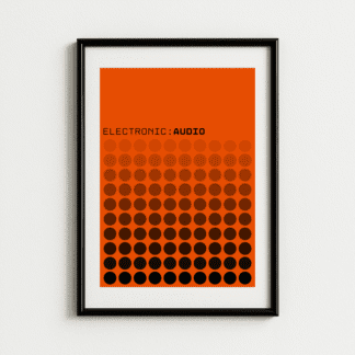Electronic Audio Music Art Print