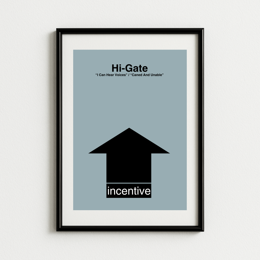 Hi Gate - I Can Hear Voices Art Print