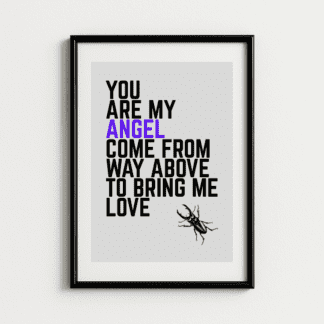 Massive Attack - Angel Lyrics Art Print