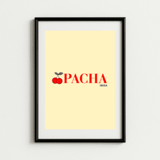 Pacha Nightclub Ibiza Art Print