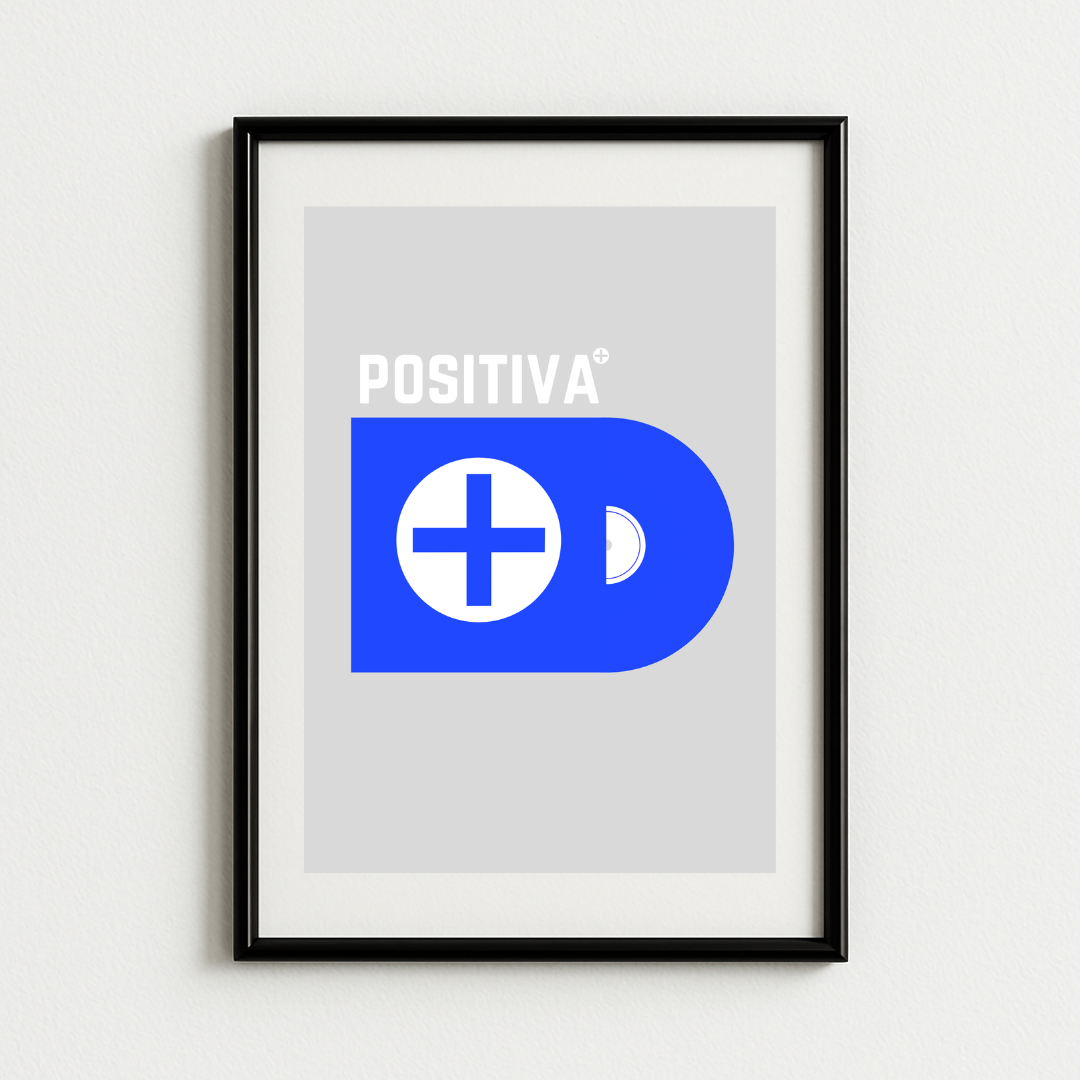 Positiva Records Inspired Trance Art Print