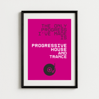 Progressive House And Trance Art Print