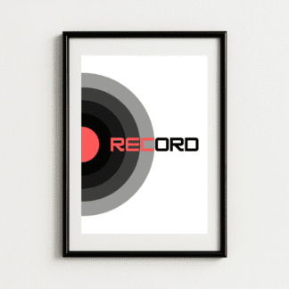 Record Vinyl Music Art Print