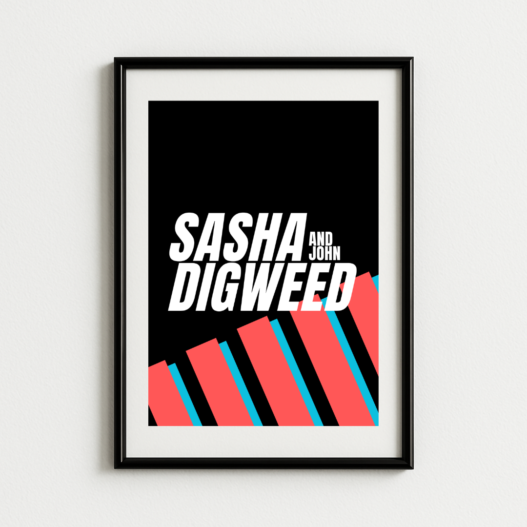 Sasha and John Digweed Inspired Trance Art Print