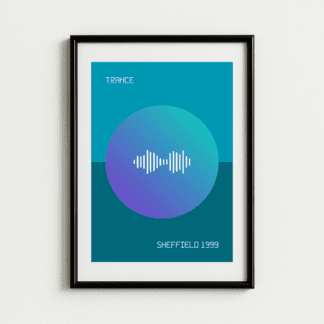 Sheffield Trance Music Art Print