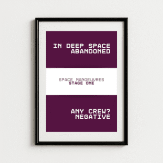 Space Manoeuvres - Stage One Trance Art Print