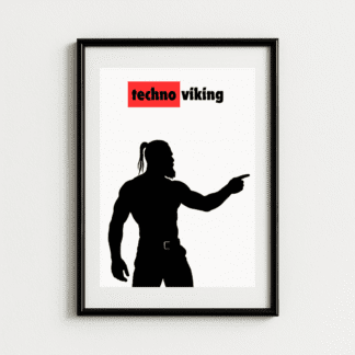 Techno Viking Art Print