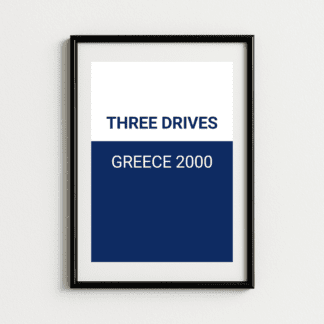 Three Drives - Greece 2000 Trance Art Print