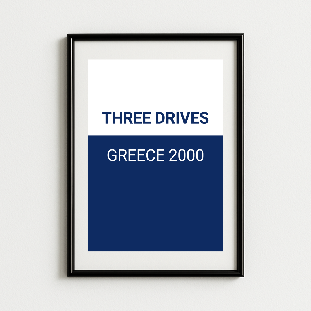 Three Drives - Greece 2000 Trance Art Print