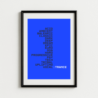 Trance Music Scene Art Print