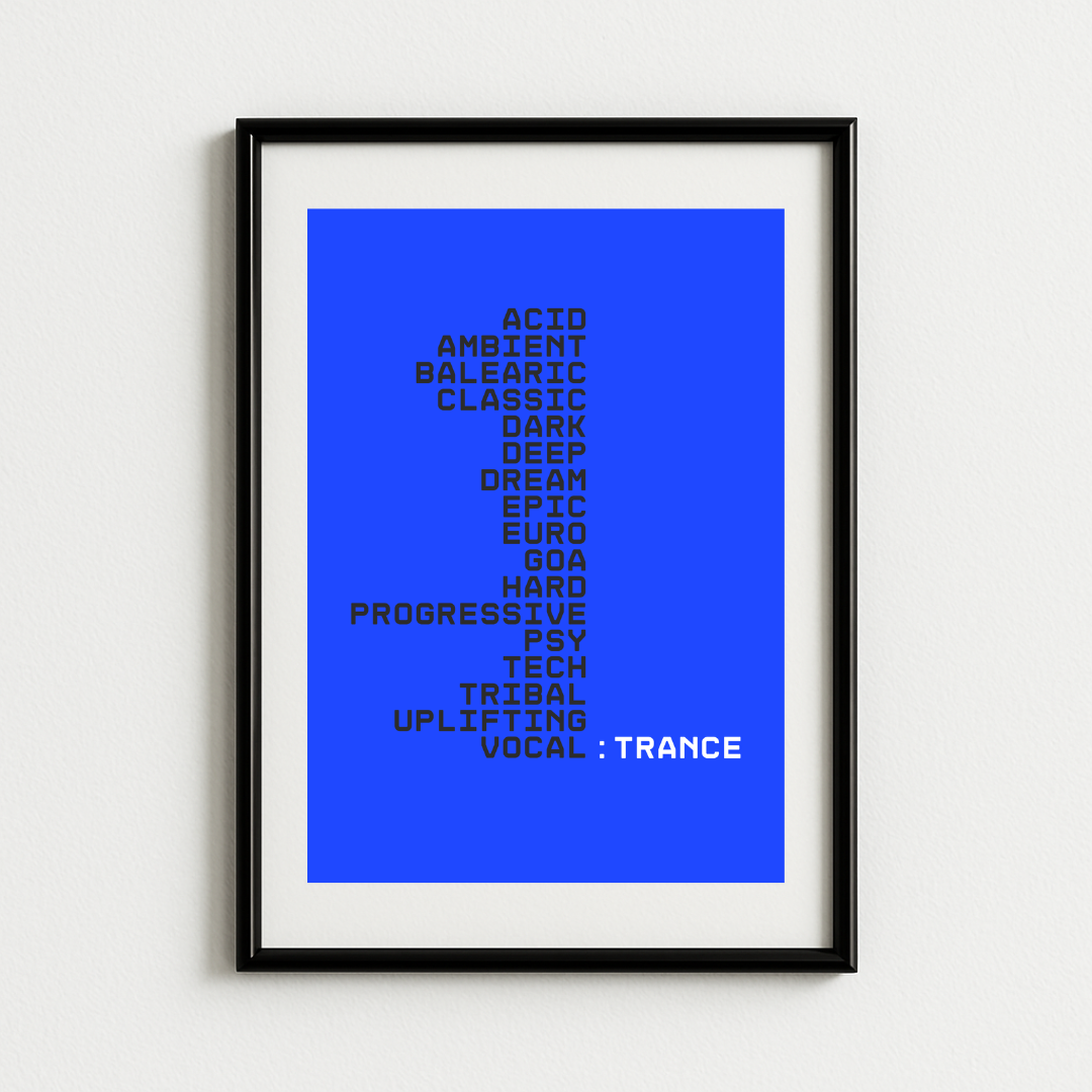 Trance Music Scene Art Print